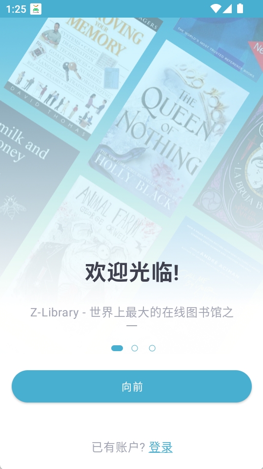 欢迎引导页